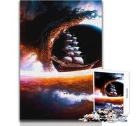 Rompecabezas de 1000 Piezas de Piratas: una Forma Relajante de llenar tu Tiempo Libre, Corte preciso y consistente, Juguete de Juego de 38x52cm