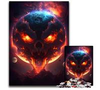 Rompecabezas de 1000 Piezas de Planet of Devil para Adultos Difíciles de Montar, Actividades para el hogar, Regalos de cumpleaños y Viajes 26x38cm (10,23x14,96 Pulgadas)