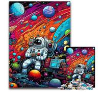 Rompecabezas de 1000 Piezas de Planetas galácticos, desafiante Rompecabezas para Adolescentes, Juego Interactivo Divertido para Toda la Familia, 26x38cm/10,23x14,96 Pulgadas.