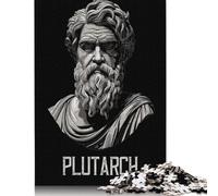 Rompecabezas de 1000 Piezas de Plutarco, filósofo Griego, para Adultos, Ideal para Fortalecer Las relaciones Familiares (38 x 26 cm)