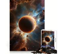 Rompecabezas de 1000 Piezas de Plutón en la Nebulosa para Adolescentes Rompecabezas fácil de armar Ocio Impecable Regalo Ideal para Navidad (38x52cm)