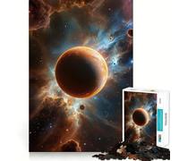 Rompecabezas de 1000 Piezas de Plutón en la Nebulosa para Adolescentes Rompecabezas fácil de armar Ocio Impecable Regalo Ideal para Navidad (38x52cm)