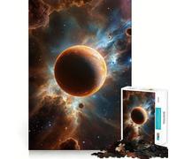 Rompecabezas de 1000 Piezas de Plutón en la Nebulosa para Adultos: Mejora la Memoria, Alivia la ansiedad y Decora la Pared con Bordes Afilados (38x26cm)
