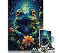 Rompecabezas de 1000 Piezas de Ranas arbóreas Coloridas para Adultos y Adolescentes Ayuda a ejercitar el Cerebro Juguetes adictivos para Cultivar la Paciencia Una Obra de Arte (75x50cm)