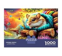Rompecabezas de 1000 Piezas de ratón, Criaturas mágicas del Bosque, para Adultos, Juegos educativos,desafiante, para cumpleaños Masculino y Femenino, 70 x 50 cm