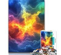 Rompecabezas de 1000 Piezas de relámpagos de arcoíris para Adultos y Adolescentes, Arte de Pared Moderno DIY, decoración del hogar, 26x38cm