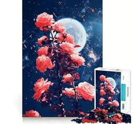 Rompecabezas de 1000 Piezas de Rosas Rosadas para Adultos, Juguete Inteligente para el hogar, artículo de Santa Claus con Bordes Afilados (38x52cm)