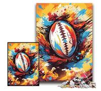 Rompecabezas de 1000 Piezas de Rugby Colorido, desafiante, 26x38cm, Juego Familiar Interactivo, decoración del hogar, Regalo de desafío Mental.