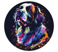 Rompecabezas de 1000 Piezas de San Bernardo para Adultos, Ideal para Fiestas, cumpleaños y Noches de Juegos en Familia (67,5 x 67,5 cm)