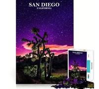 Rompecabezas de 1000 Piezas de San Diego para Adultos, Juguete Inteligente, Divertido y silencioso, con Bordes Suaves, Ideal para Festivales (38x26cm)