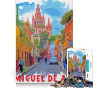 Rompecabezas de 1000 Piezas de San Miguel de Allende para Adultos y Adolescentes Recuerda armar despacio, Disfruta del Corte Exacto Arte Coleccionable (50x75cm)