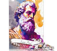 Rompecabezas de 1000 Piezas de San Pablo Apóstol para Adultos, Ideal para el Tiempo en Familia (75 x 50 cm)