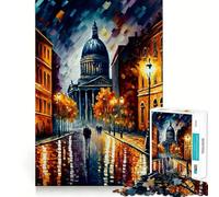 Rompecabezas de 1000 Piezas de San Petersburgo a Color para Adolescentes Mejora la Memoria Cómodo y Relajante Corte Firme Regalo Festivo (38x26cm)