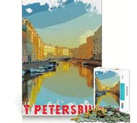 Rompecabezas de 1000 Piezas de San Petersburgo para Adultos, Juguete Inteligente, diversión en Interiores, Corte Suave, Papá Noel, selección de Deseos 50x75cm