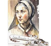 Rompecabezas de 1000 Piezas de Santa Bernadette Soubirous para Adultos, Rompecabezas de dificultad Alta, Juego Educativo, Juguete para decoración Familiar (75 x 50 cm)