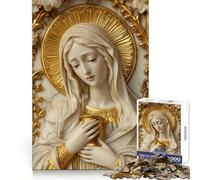 Rompecabezas de 1000 Piezas de Santa María Magdalena para Adolescentes Juguete de lógica Fina, Divertido y Relajante Decoración de Pared con Bordes limpios (38x52cm)