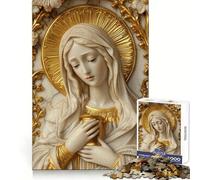 Rompecabezas de 1000 Piezas de Santa María Magdalena para Adolescentes Refuerza la Memoria y el vínculo Familiar Bordes precisos Regalo Original (50x75cm)
