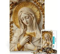 Rompecabezas de 1000 Piezas de Santa María Magdalena para Adolescentes Refuerza la Memoria y el vínculo Familiar Bordes precisos Regalo Original (50x75cm)