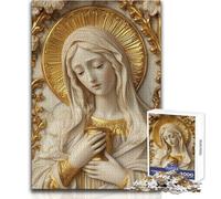 Rompecabezas de 1000 Piezas de Santa María Magdalena para Adultos Diversión en Familia Regalo Divertido para Mayores de 14 años (tamaño 50x75cm)