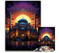 Rompecabezas de 1000 Piezas de Santa Sofía Turquía para Adultos decoración del hogar Juego de ingenio para Adolescentes y Familia 1000 Piezas (75x50cm)