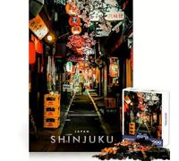 Rompecabezas de 1000 Piezas de Shinjuku, Japón, para Adolescentes Ejercicios de lógica Fácil de Usar Bordes limpios Regalo significativo (50x75cm)