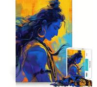 Rompecabezas de 1000 Piezas de Shiva la Soñadora para Adolescentes, Juego Mental, Juguete antiestrés, Corte preciso, Regalo artístico 50x75cm