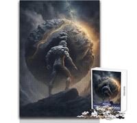 Rompecabezas de 1000 Piezas de Sísifo: Trabajo sin Fin Aprendizaje Consciente Juego Divertido Celebraciones alegres Tamaño 38x26cm