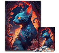 Rompecabezas de 1000 Piezas de Sphynx Spellbound, Rompecabezas imposibles para Adultos, Juego Interactivo Familiar, desafío Mental, Regalo, 50x75cm/19,68x29,52 Pulgadas