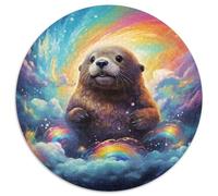 Rompecabezas de 1000 Piezas de Starry Sky Otter. Desarrolla la coordinación Ojo-Mano cumpleaños (67,5 x 67,5 cm).