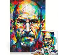 Rompecabezas de 1000 Piezas de Steve Jobs Juguete Educativo Carrera de Velocidad Manual con Piezas de Formas aleatorias Que encajan Perfectamente 38x26cm