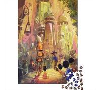 Rompecabezas de 1000 Piezas de Streets of Oz para Adultos y Adolescentes. Rompecabezas de Papel. Regalos de Nochebuena. 1000 Piezas (38 x 26 cm).