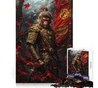 Rompecabezas de 1000 Piezas de Sun Wukong, el Rey Mono, para Adolescentes Rompecabezas de lógica sólida, Juguete Relajante y Divertido Corte de precisión Artículo de Santa Claus 38x26cm