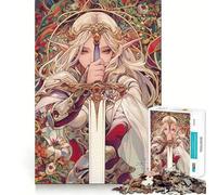 Rompecabezas de 1000 Piezas de Tarot Princesa Caballero para Adolescentes Juguete para desafiar la Mente Pasatiempo Relajante Corte preciso Regalo Encantador 38x26cm