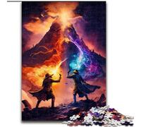 Rompecabezas de 1000 Piezas de The Volcano Wizards Impossible Jigsaw Puzzles para Adultos tamaño 26x38cm Rompecabezas y decoración del hogar, Fiestas