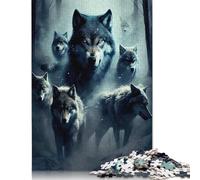 Rompecabezas de 1000 Piezas de The Wolfpack para Adultos y Adolescentes. Rompecabezas de Papel sostenible para Adultos | Juegos de 38 x 26 cm (1000 Piezas)