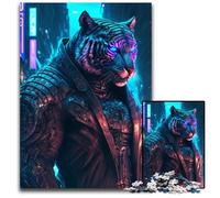 Rompecabezas de 1000 Piezas de Tiger Man para Adultos, Divertido Juego Familiar, desafío Mental, Adolescentes, 50x75cm (19,68x29,52 Pulgadas)