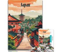 Rompecabezas de 1000 Piezas de Timeless Japan Streets para Adultos y Adolescentes, Juguetes educativos, Juegos Familiares, Regalo de cumpleaños, 38x26cm
