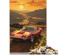Rompecabezas de 1000 Piezas De Tomaso Pantera de 1971 para Adultos, Juguetes Familiares, Regalos para niñas y niños, Rompecabezas ecológico de Madera de 1000 Piezas (75 x 50 cm)