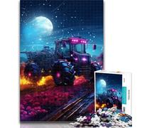 Rompecabezas de 1000 Piezas de Tractor Estelar para Adolescentes, Juguetes educativos, interacción Entre Padres e Hijos, 50x75cm