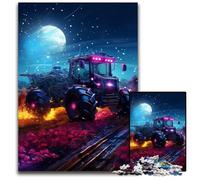 Rompecabezas de 1000 Piezas de Tractor Estelar, Rompecabezas de Madera para Adultos, desafío Mental, Regalo, Actividad educativa para Adolescentes, 50x75cm/19,68x29,52 Pulgadas