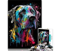 Rompecabezas de 1000 Piezas de un Beagle Colorido para Adolescentes Juguete Educativo Intelectual descompresor Regalo de cumpleaños (50x75cm)