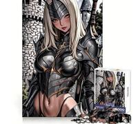 Rompecabezas de 1000 Piezas de un Caballero Rubio de Anime para Adolescentes Actividad Relajante para el Bienestar Cerebral Cierre Perfecto Regalo Encantador (38x52cm)
