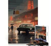 Rompecabezas de 1000 Piezas de un Coche clásico japonés Un Reto para la Mente Relajación acogedora Corte preciso (38x52cm)