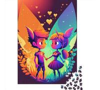 Rompecabezas de 1000 Piezas de un Elfo Enamorado para Adultos, Ideal para Adolescentes a Partir de 12 años. Regalo de Nochebuena (38 x 26 cm).