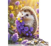 Rompecabezas de 1000 Piezas de un Erizo para Adultos y Adolescentes. Regalos de Nochebuena. 1000 Piezas (75 x 50 cm).