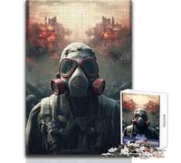 Rompecabezas de 1000 Piezas de un Futuro distópico Juego Divertido para el Desarrollo cognitivo reflexivo para Celebraciones Tamaño 38x52cm