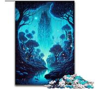 Rompecabezas de 1000 Piezas de un pequeño Pueblo en la Jungla,Rompecabezas Imposible para Adultos,50x75cm,un desafiante Rompecabezas para Adolescentes,diversión para una Noche de Juegos en Familia.