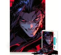 Rompecabezas de 1000 Piezas de un Personaje de Anime con Ojos Rojos para Adultos Juego de Habilidad Mental Corte láser para un Ajuste Actividad gratificante para días lluviosos (38x26cm)