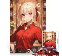 Rompecabezas de 1000 Piezas de una Chica Anime con Camisa roja para Adultos Ideal para Mentes ágiles y para Disfrutar fácilmente Ajuste Firme Regalo Festivo (50x75cm)
