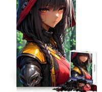 Rompecabezas de 1000 Piezas de una Chica Anime con Trenzas para Adultos Pensamiento estratégico, Relajante y Divertido Ajuste preciso (38x26cm)